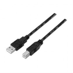 CABLE USB 20 IMPRESORA TIPO A M B M 1M NEGRO NANOCABLE