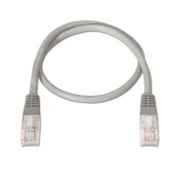 CABLE RED LATIGUILLO RJ45 CAT6 UTP AWG2403M GRIS NANOCALBLE