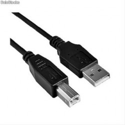CABLE USB 20 IMPRESORA TIPO A M B M 18M NEGRO NANOCABLE