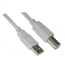 CABLE USB 20 IMPRESORA TIPO A M B M 18M GRIS NANOCABLE