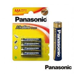 PILA PANASONIC LR03 AAA ALKALINE 4 UNIDADES